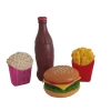 Fast Food Hamburger Menü