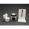 Mini Ahşap Banyo Seti