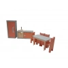 Mini Ahşap Mutfak - 7 Parça