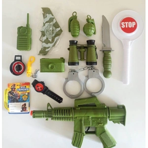 Asker Otomatik Silah Seti (14 Parça)