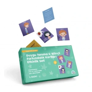 Duygu Tanıma-Bilinçli Farkındalık Kartları Etkinlik Seti (2.Baskı)
