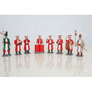 Minyatür Mehter Takımı 8 li  (9 cm)