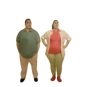 Obez Kadın-Erkek Figür