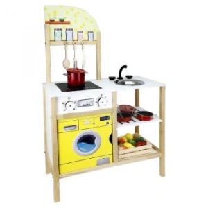 Tezgahlı Ahşap Çocuk Mutfağı