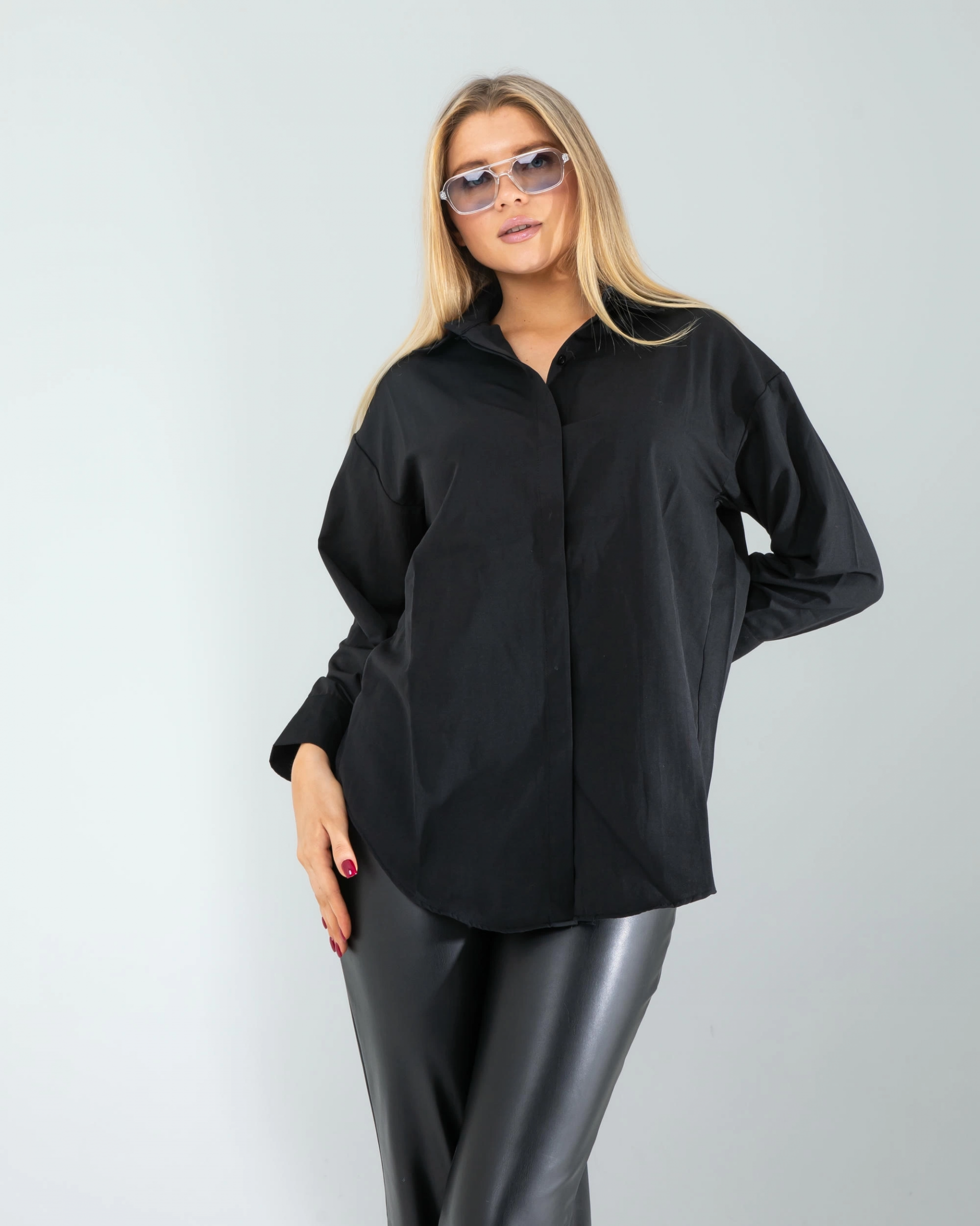 Siyah Regular Fit Gömlek