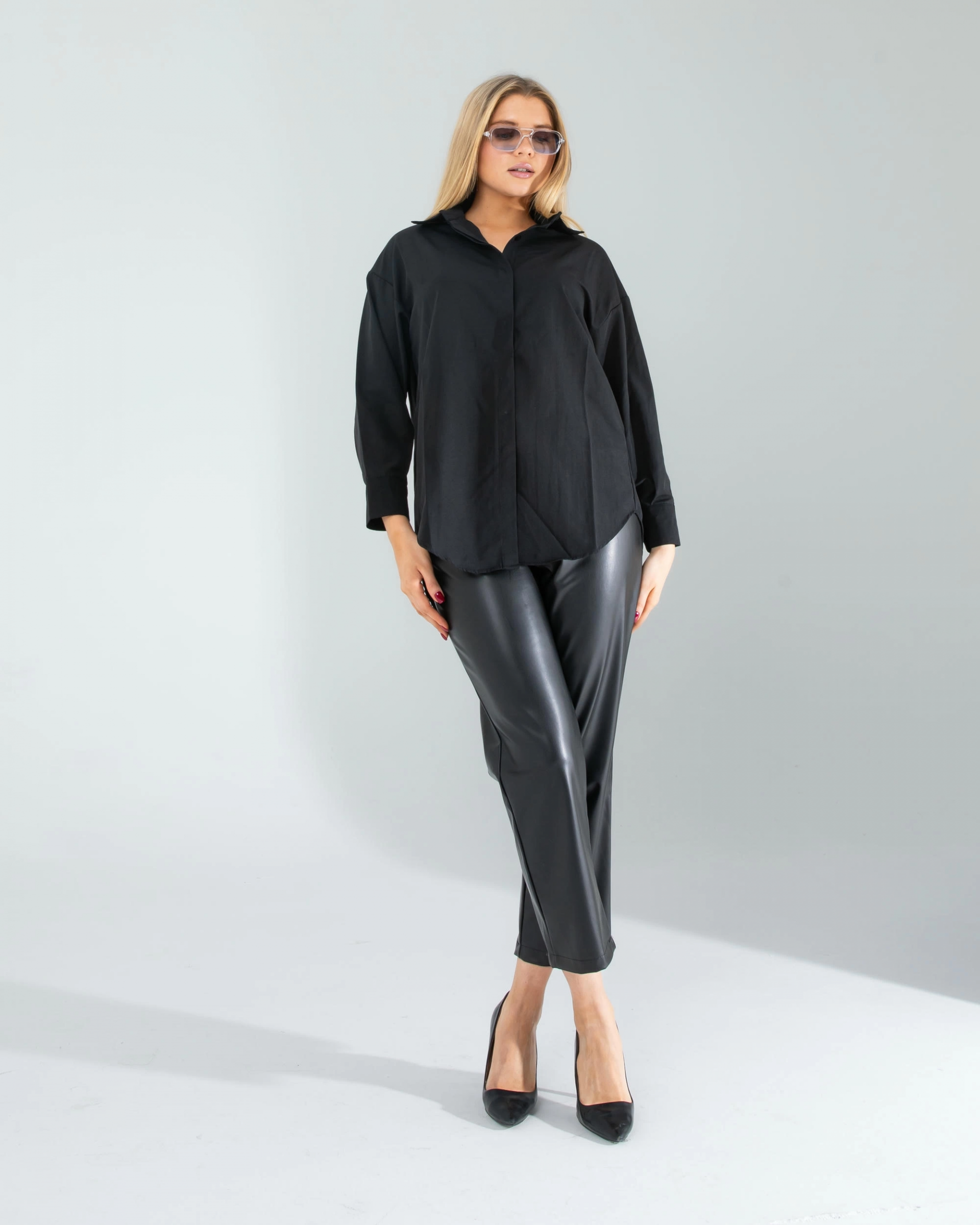 Siyah Regular Fit Gömlek