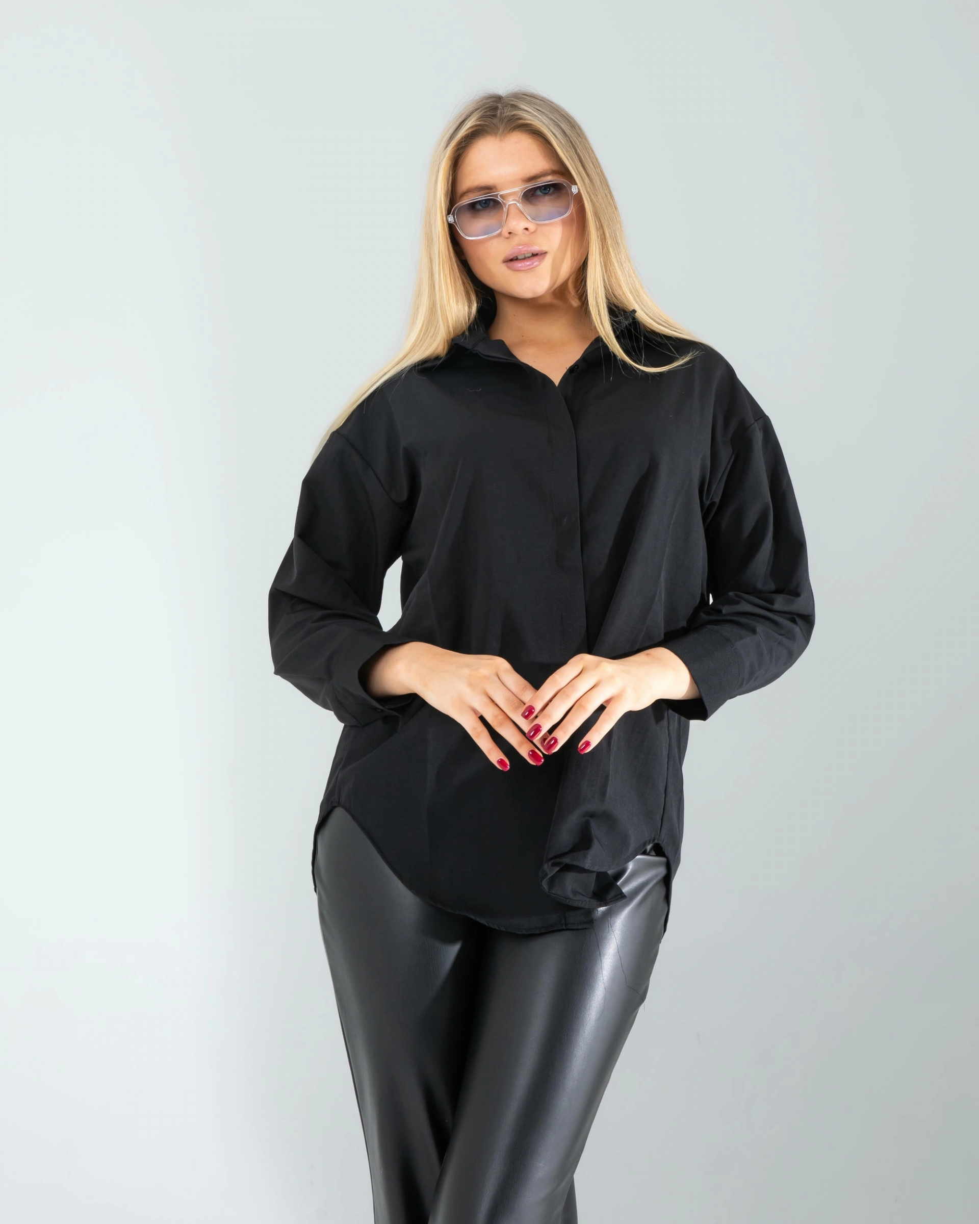 Siyah Regular Fit Gömlek
