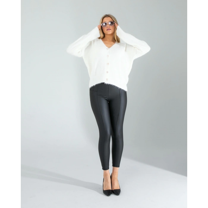 Beyaz Sakal Triko Hırka