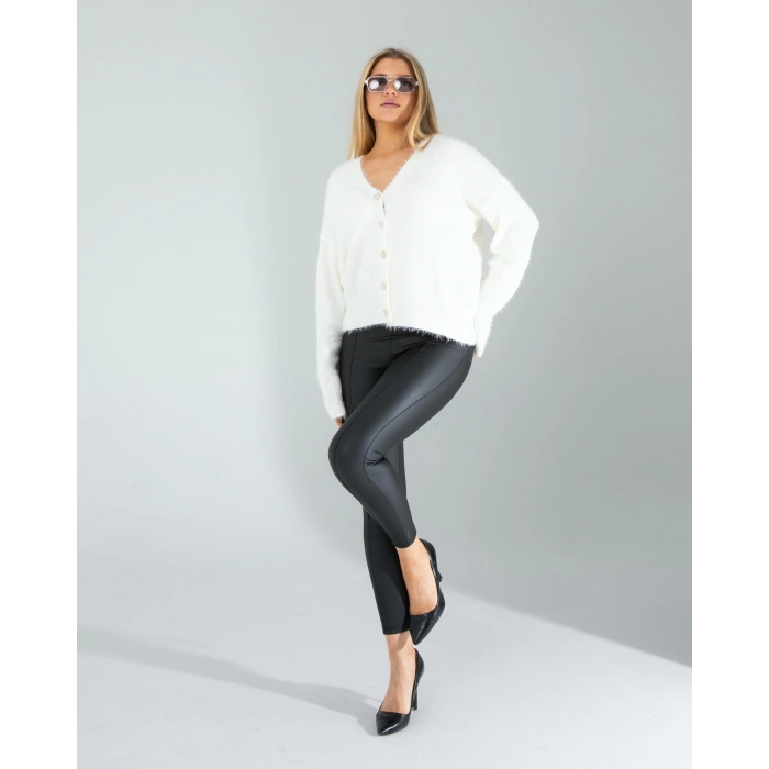 Beyaz Sakal Triko Hırka