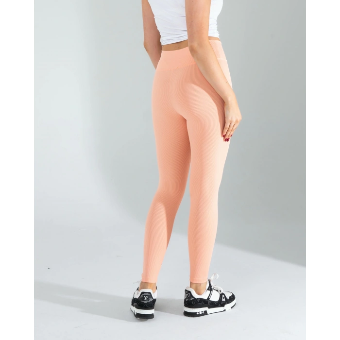 Somon Fitilli Push Up Toparlayıcı Spor Tayt