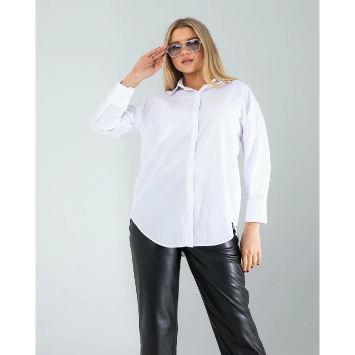 Beyaz Regular Fit Gömlek