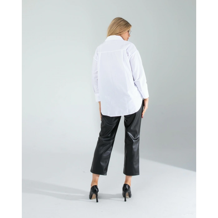 Beyaz Regular Fit Gömlek