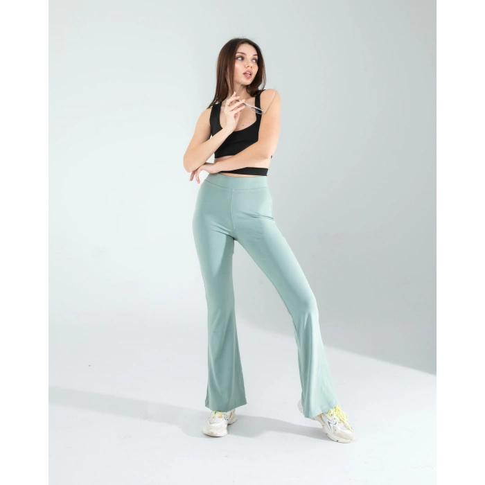 Mint İspanyol Paça Tayt