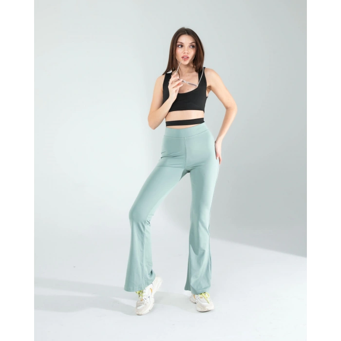 Mint İspanyol Paça Tayt