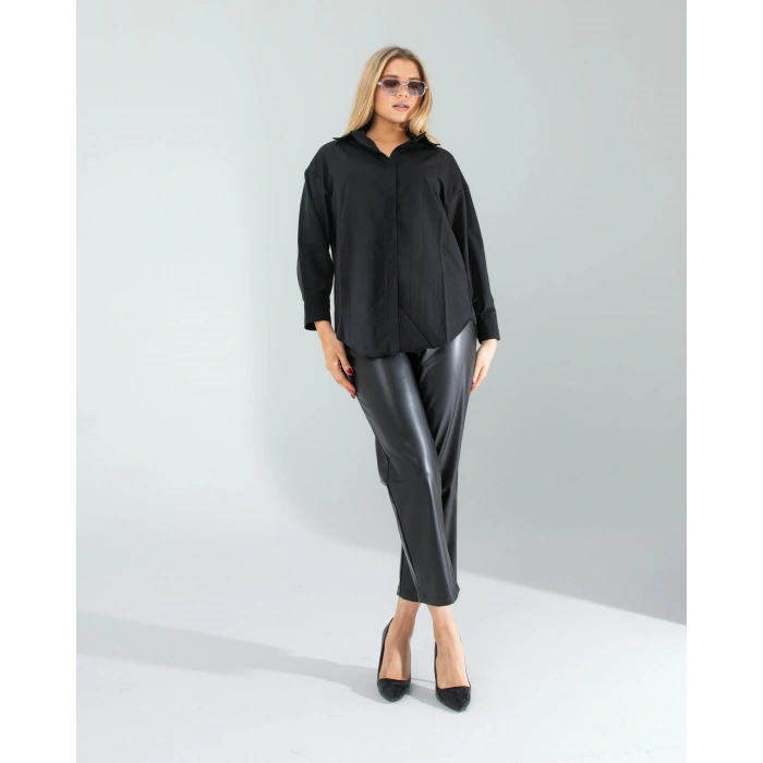 Siyah Regular Fit Gömlek