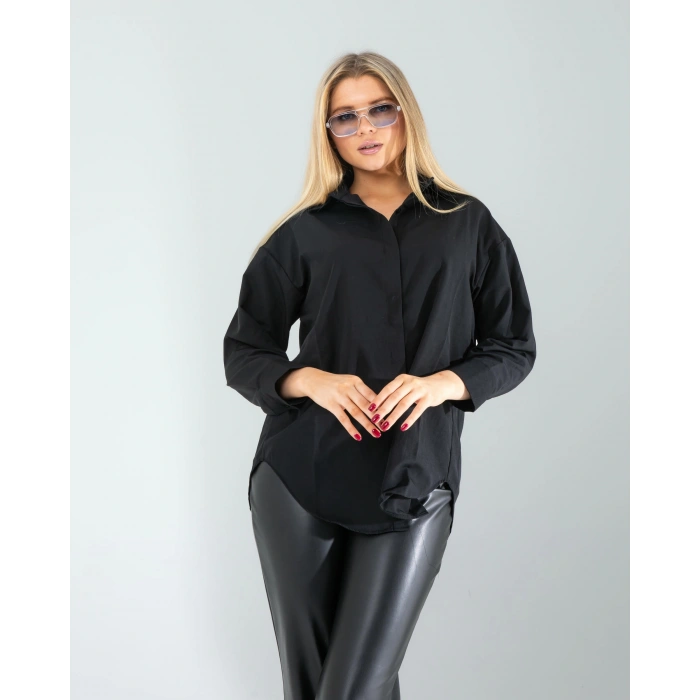 Siyah Regular Fit Gömlek