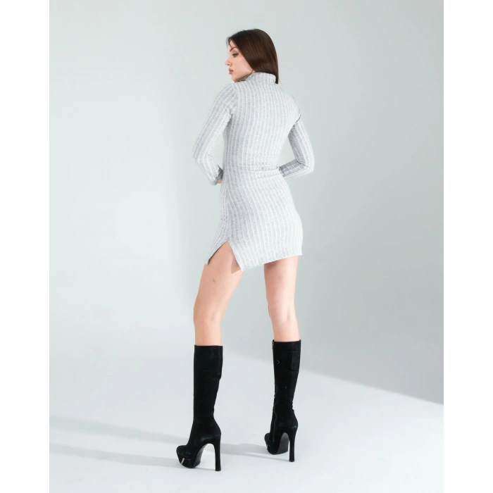 Taş Mini Triko Elbise