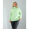 Mint Balıkçı Yaka Salaş Triko Kazak