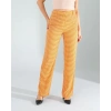 Retro Desen Cepli Turuncu Pantolon