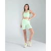 Mint Seamless Dikişsiz Biker Tayt Crop Takım
