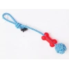Köpek Kemik Desenli İpli Diş Kemirme Oyuncak Nu-345037