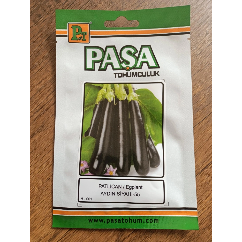 Paşa Tohumculuk Patlıcan Tohumu Aydın Siyahi-55 5gr