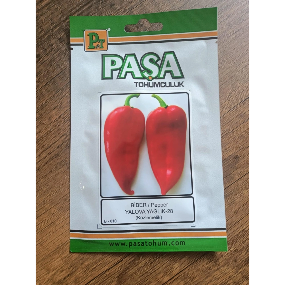 Paşa Tohumculuk Biber Tohumu Yalova Yağlık 5 gr
