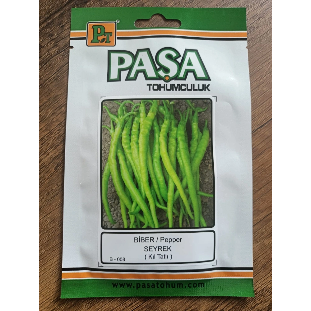 Paşa Tohumculuk Biber Tohumu Seyrek Kıl Tatlı 5 gr