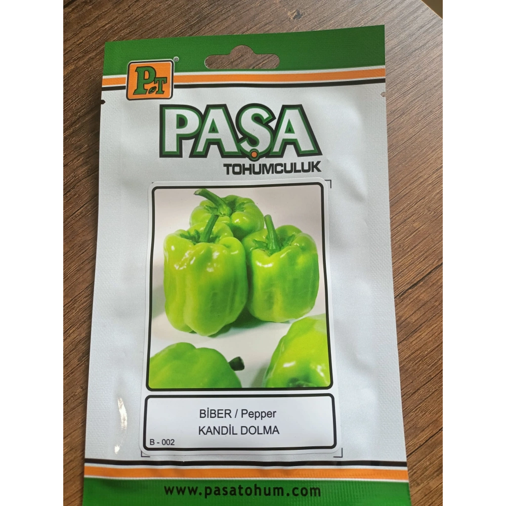 Paşa Tohumculuk Biber Tohumu Kandil Dolma 5 gr
