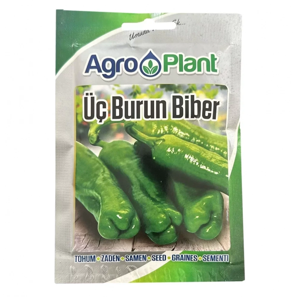 Agroplant Üç Burun Biber Tohumu 25Gr Paket