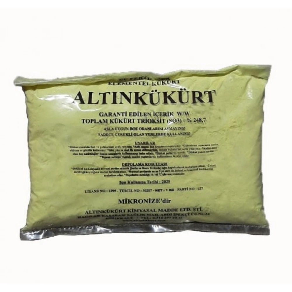 Altınkükürt Toprak PH Düzenleyici 1kg