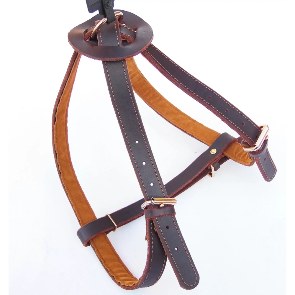 Deri Gögüs Gezdirme Tasması Büyük