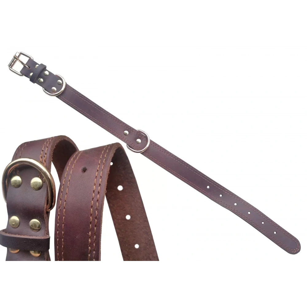 Deri Köpek Boyun Tasması 59X3Cm H010-1-M