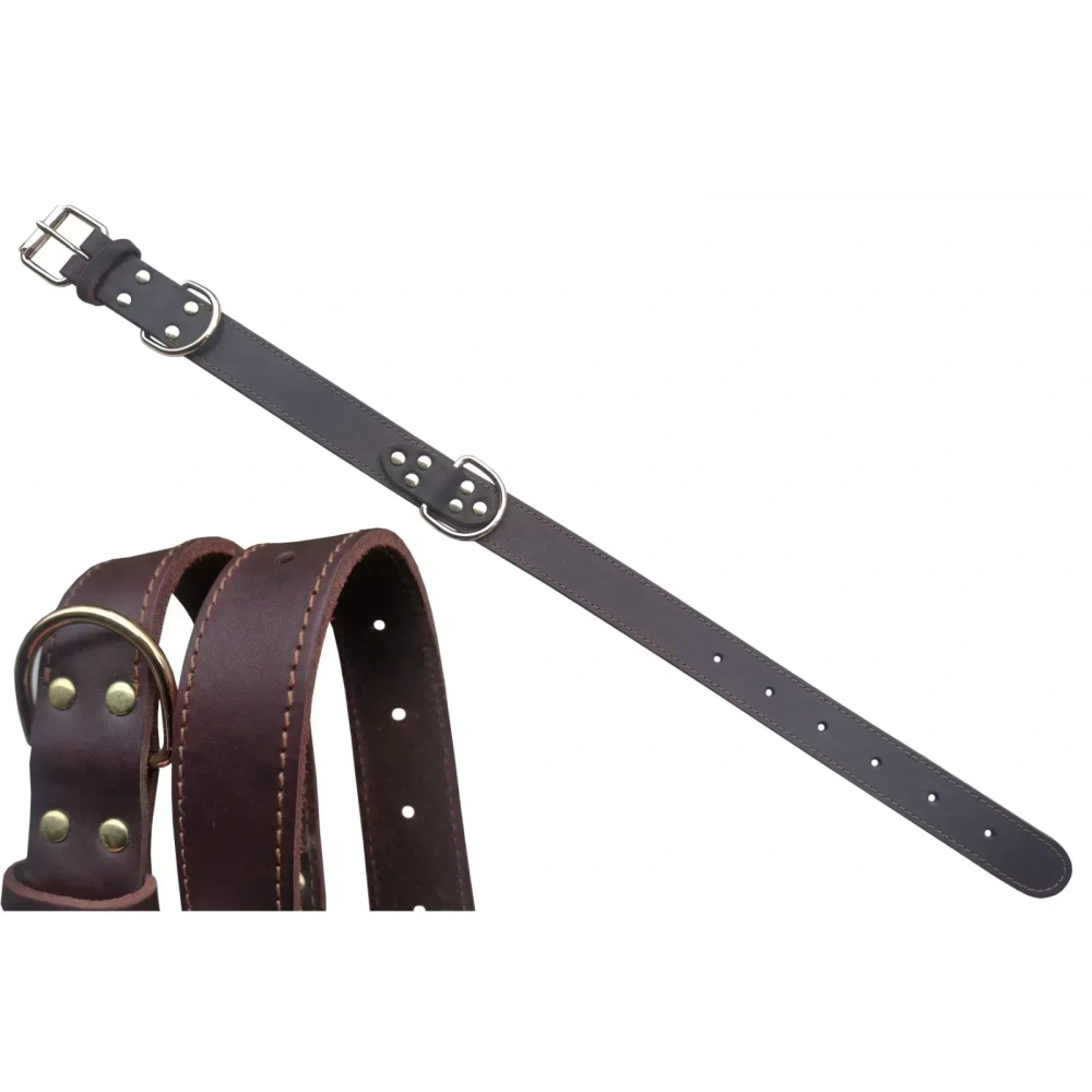 Deri Köpek Boyun Tasması 72,5X3,5Cm H014-3-L