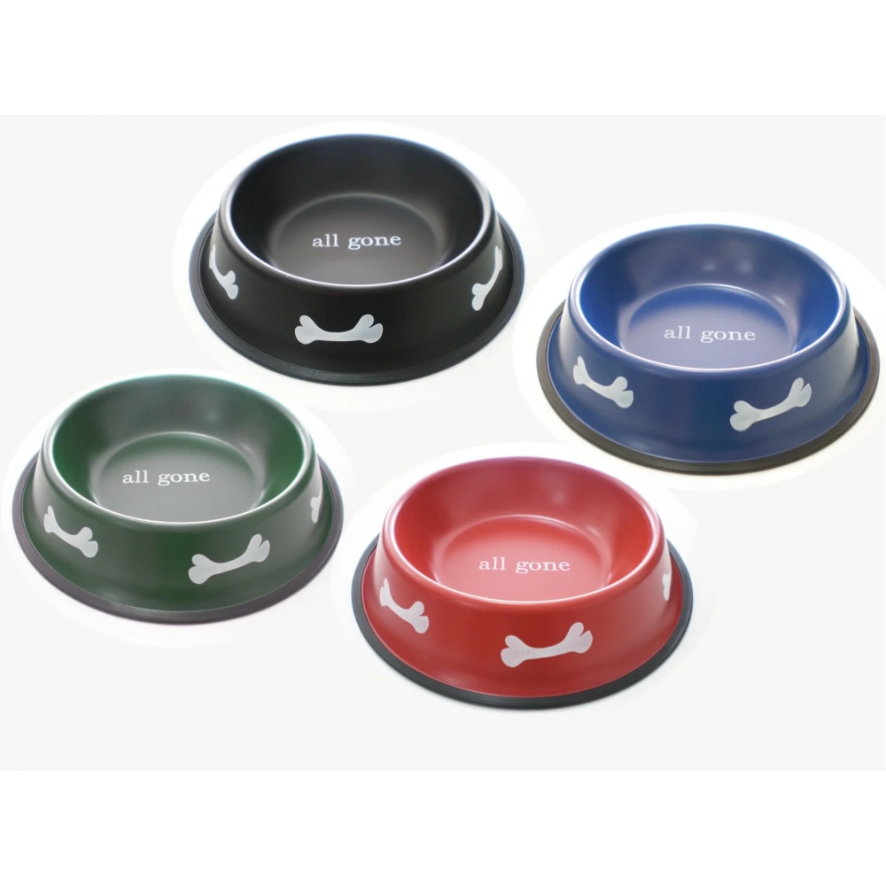 Kedi Köpek Renkli Mama Su Kabı Metal Hrb-136 17Cm