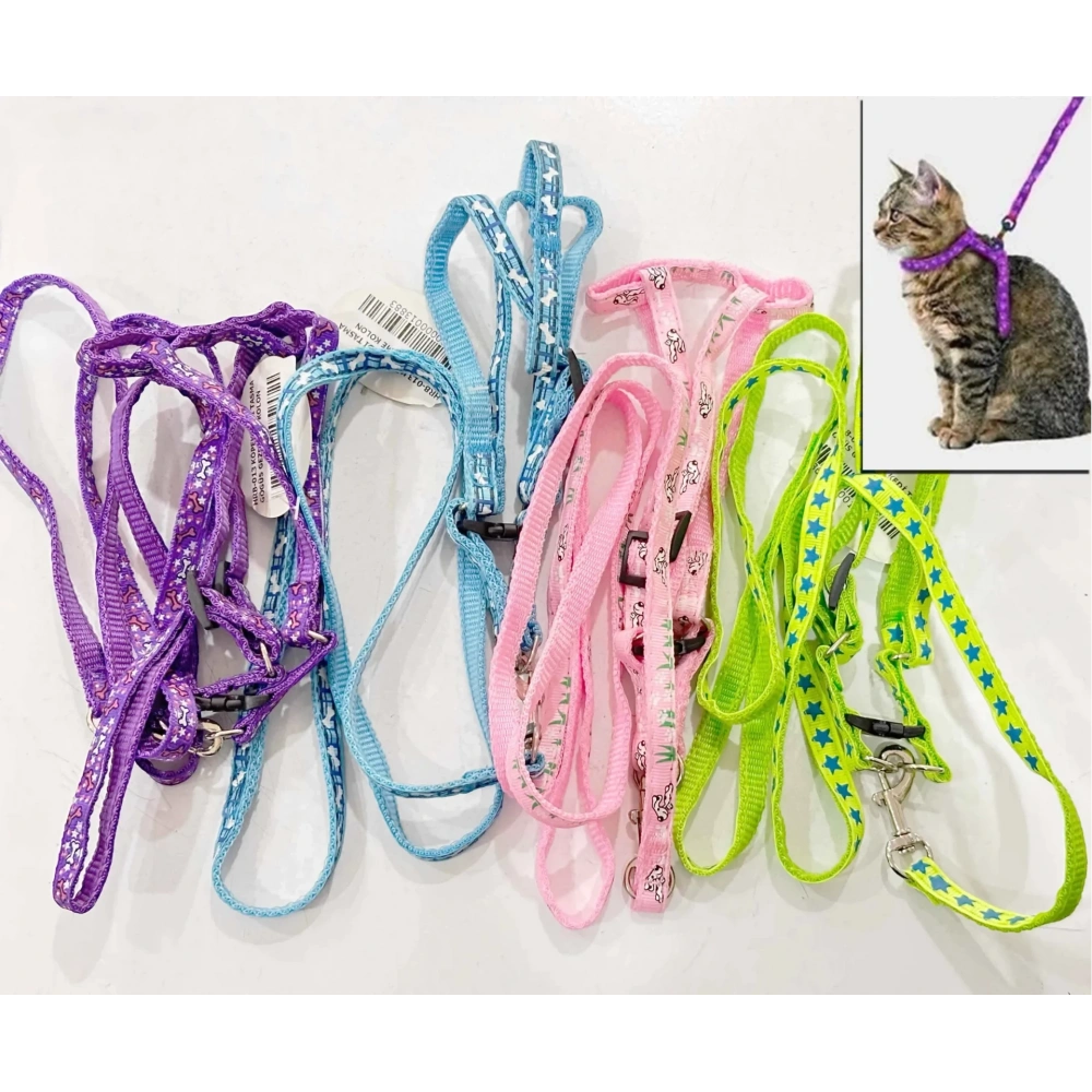 Köpek Kedi Göğüs Tasması Uzatma Kayışlı Gezdirme Tasma Hrb-013