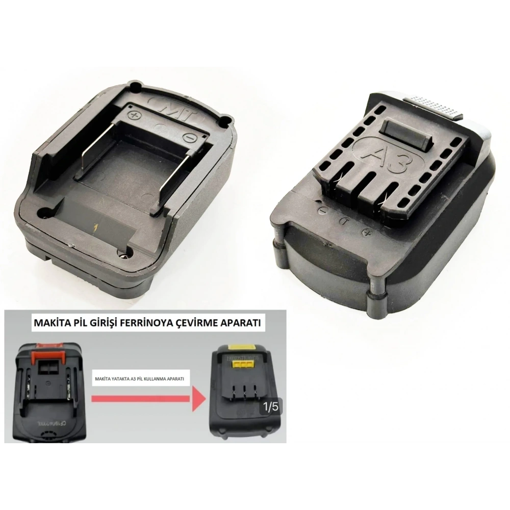 Makita Pil Girişini Ferrino Pil Girişine Çevirme Aparatı