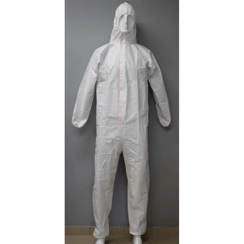 Tek Kullanımlık Fermuarlı İşçi Tulumu Kapşonlu 140Gr 1Ad