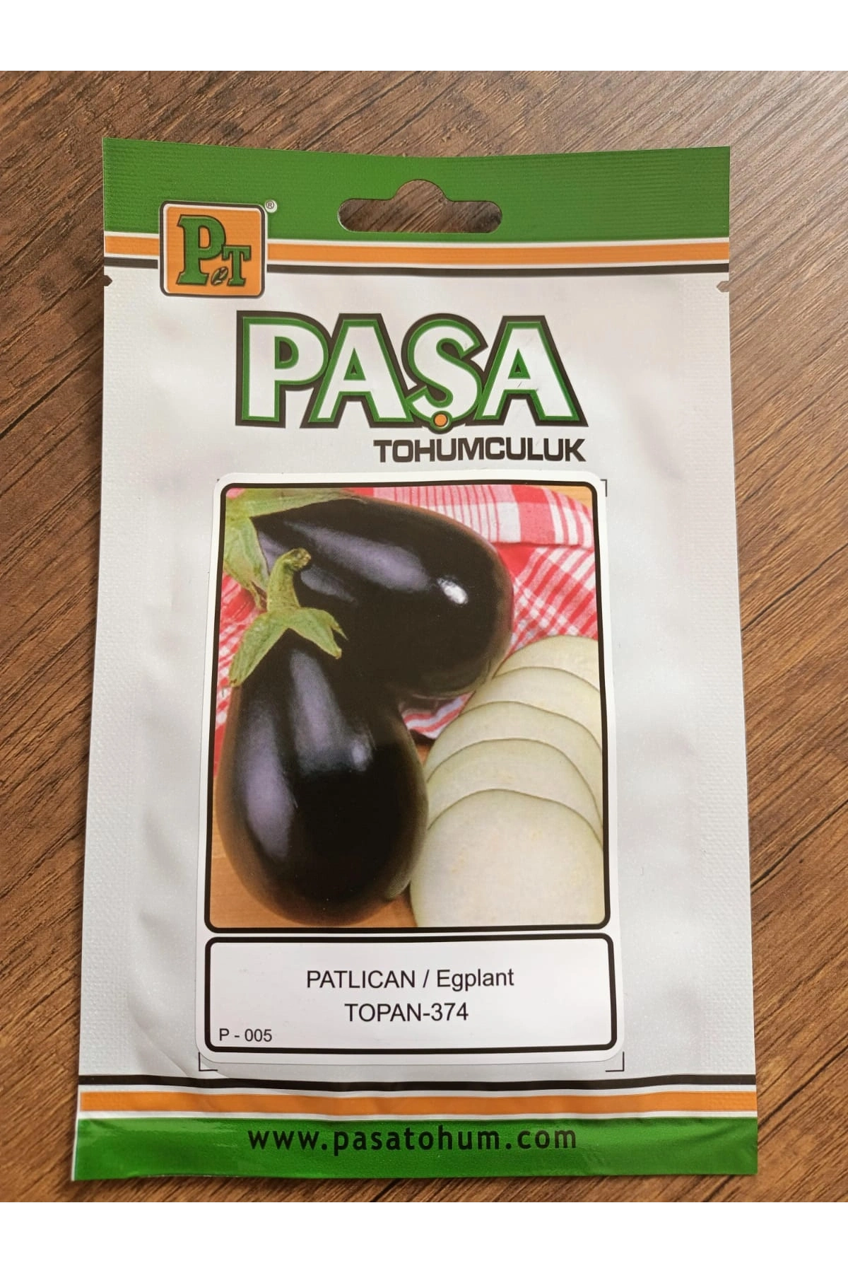 Paşa Tohumculuk Patlıca Tohumu Topan-374 5 gr