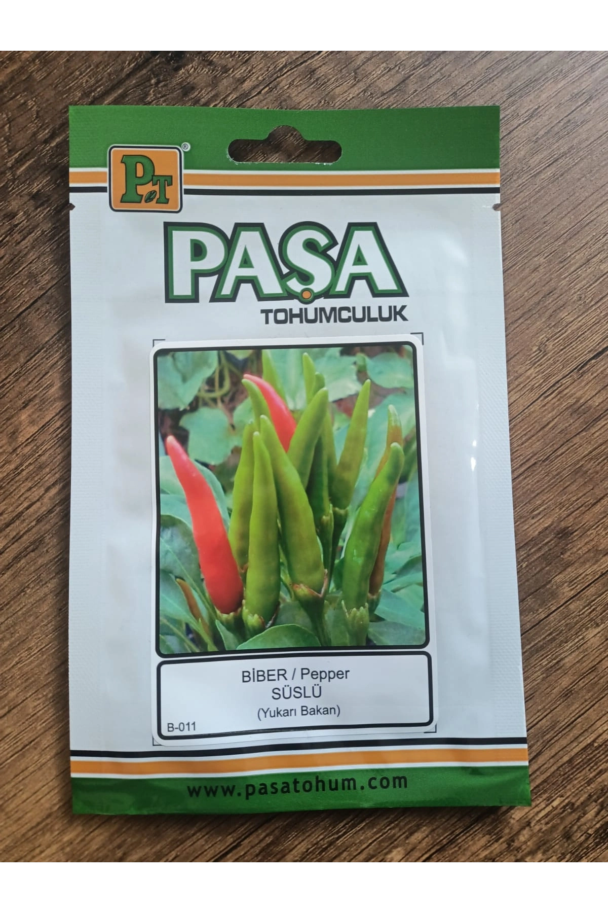 Paşa Tohumculuk Biber Tohumu Süslü 5 gr