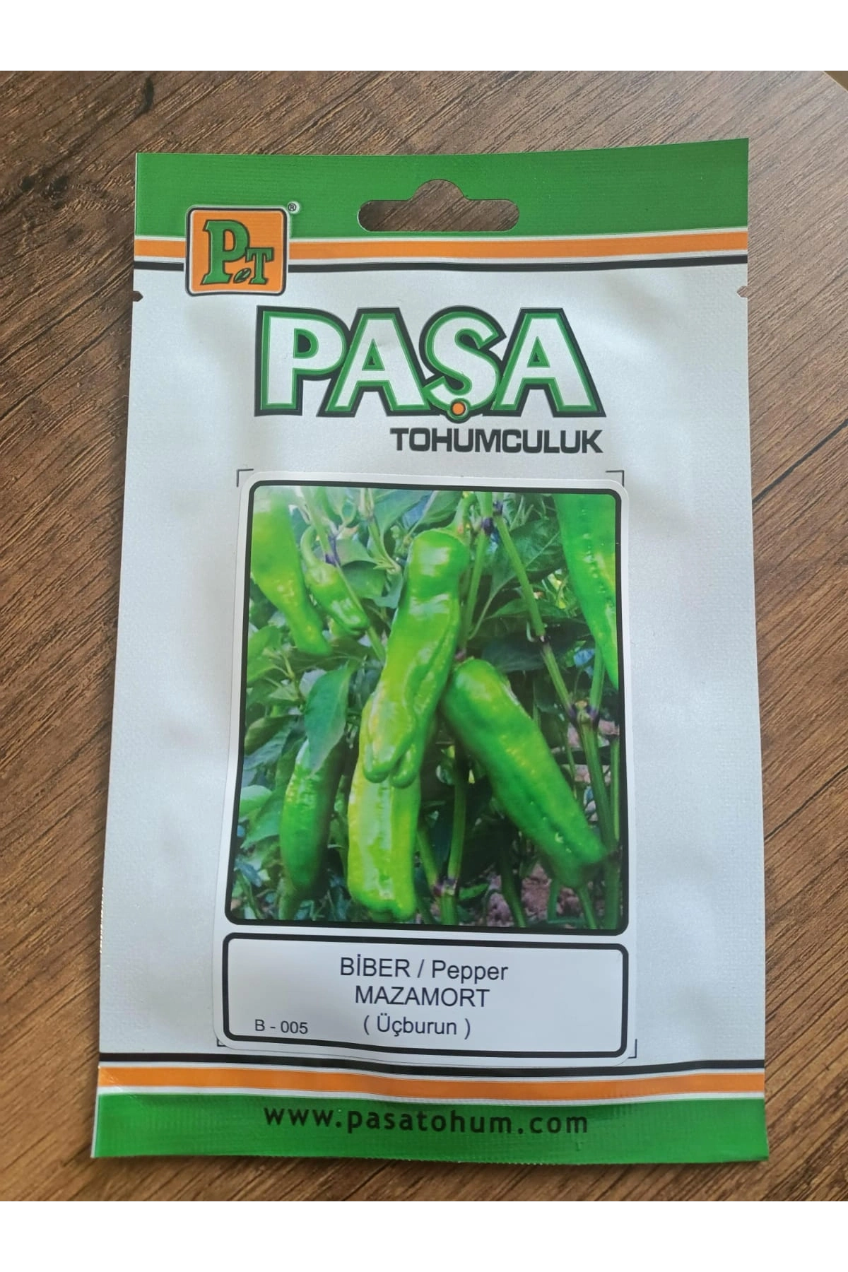 Paşa Tohumculuk Biber Tohumu Mazamort ( Üçburun) 5 gr