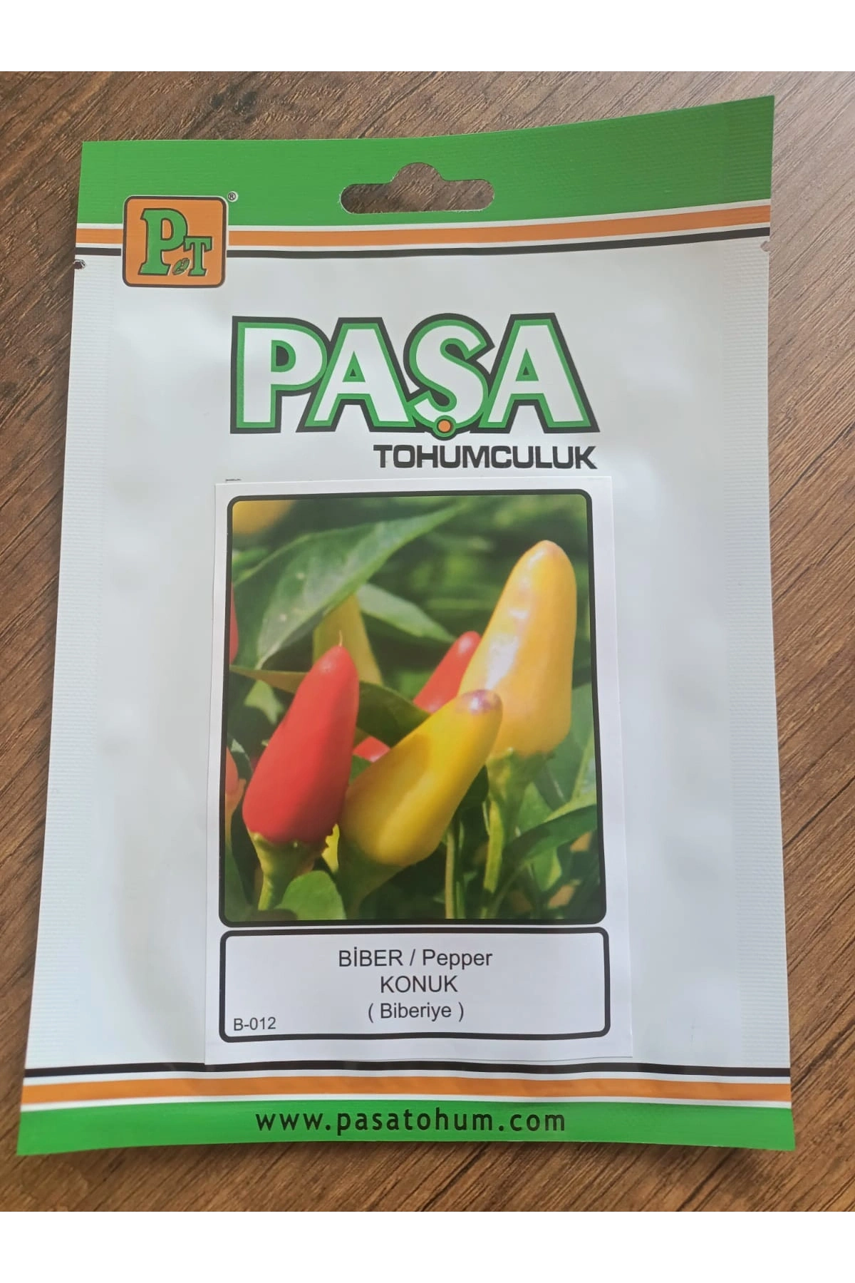 Paşa Tohumculuk Biber Tohumu Konuk (Biberiye) 5 gr