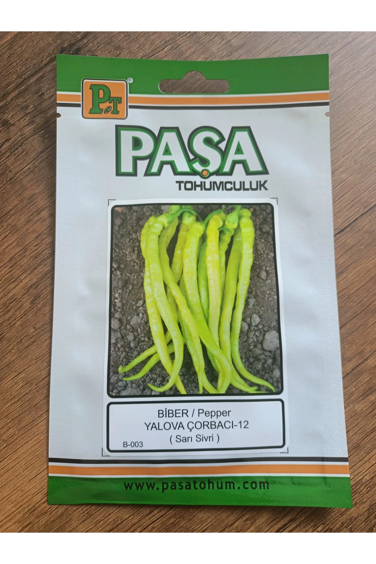 Paşa Tohumculuk Biber Tohumu Yalova Çorbacı Sarı Sivri 5 gr