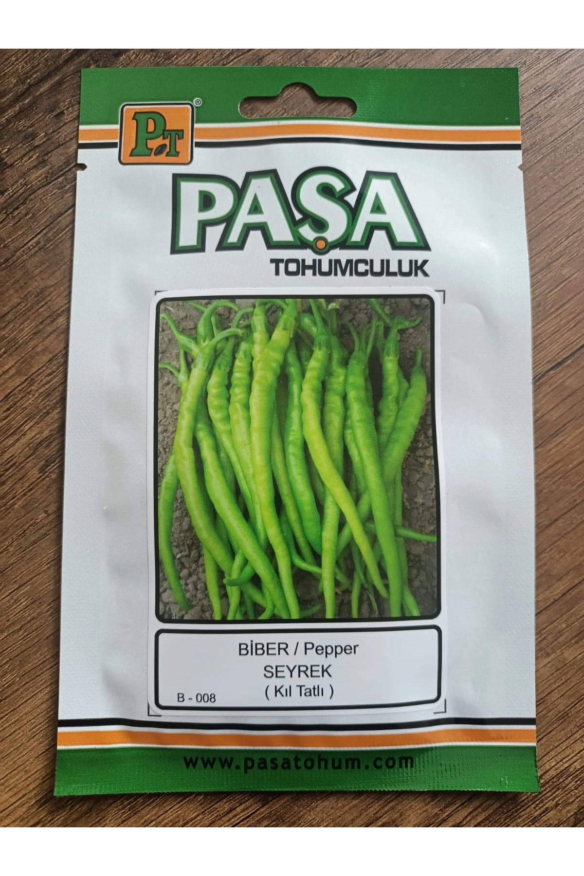 Paşa Tohumculuk Biber Tohumu Seyrek Kıl Tatlı 5 gr