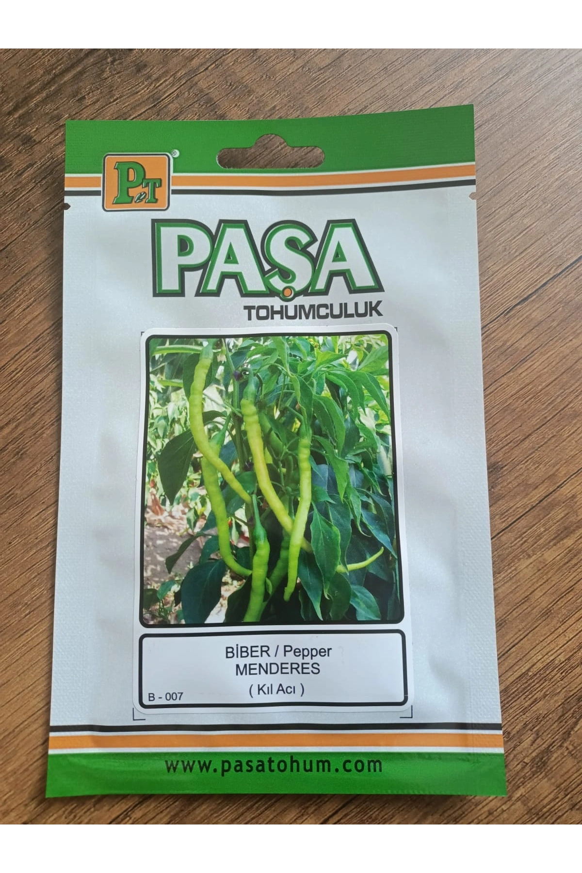 Paşa Tohumculuk Biber Tohumu Menderes Kıl Acı 5 gr