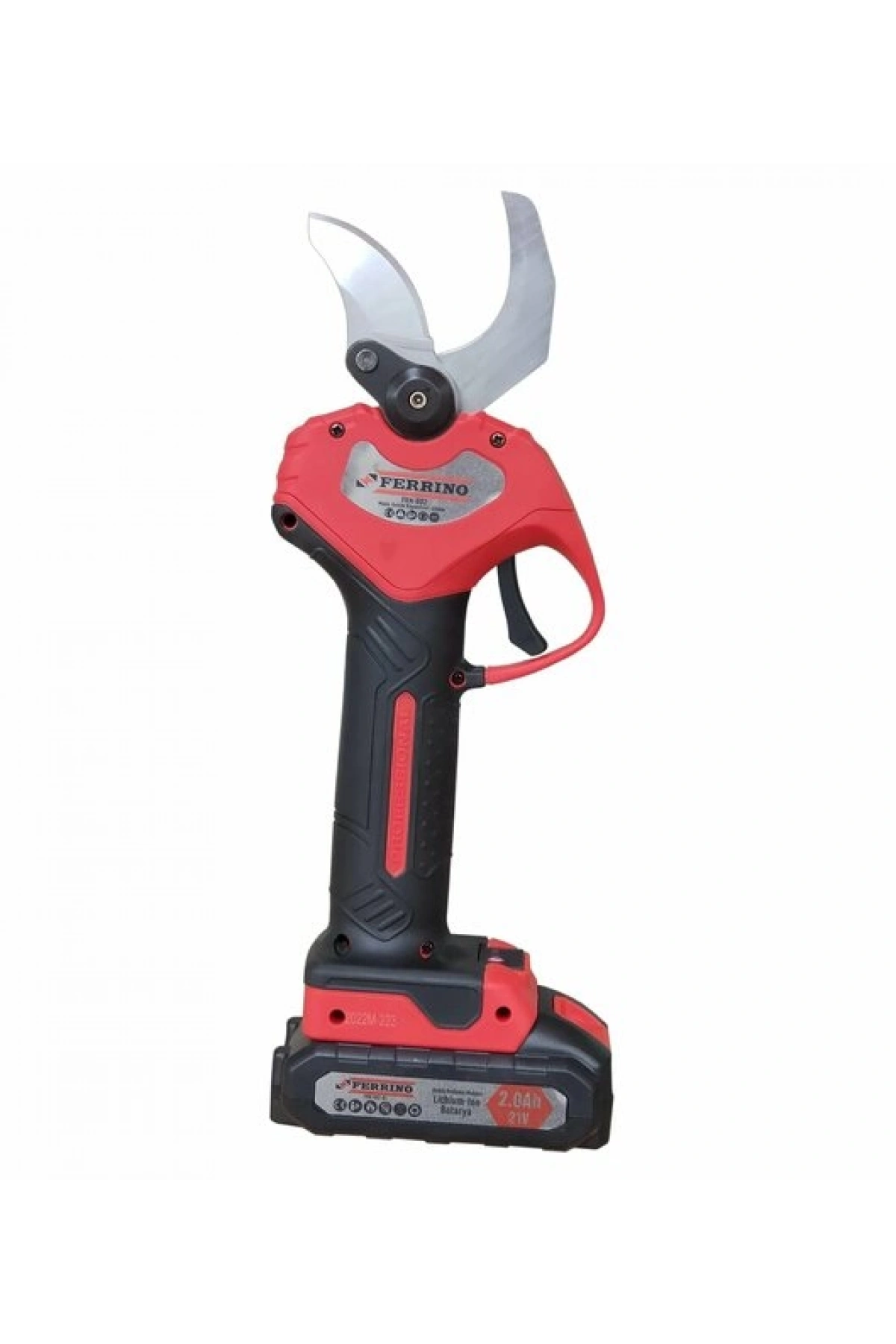 FERRİNO KIRMIZI AKÜLÜ MAKAS 4CM SENSÖRLÜ