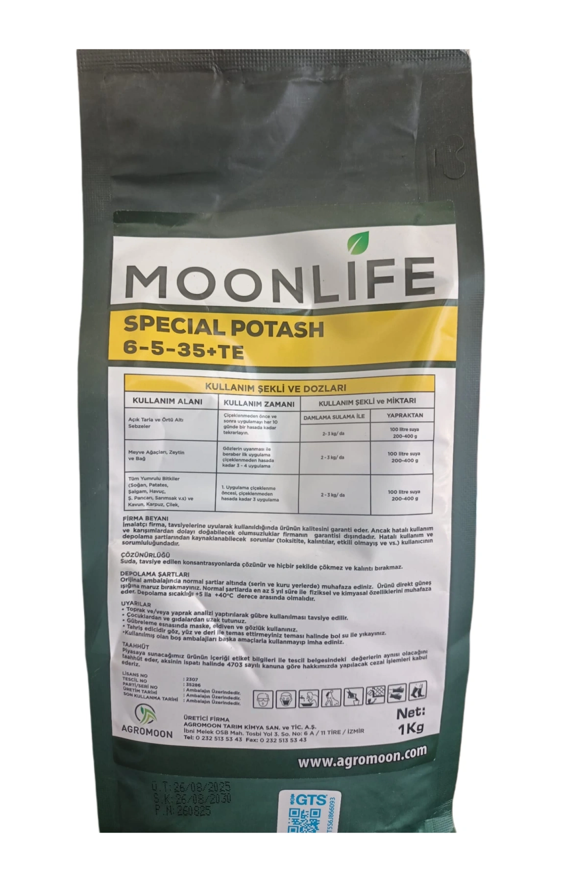 Moonlife Special Potash 6-5-35+TE 1kg