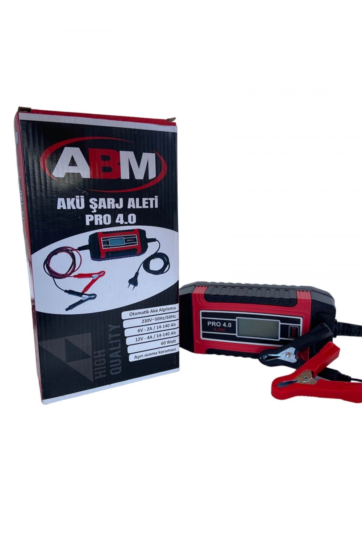 ABM Akü Şarj Aleti 4.0A 6-12V