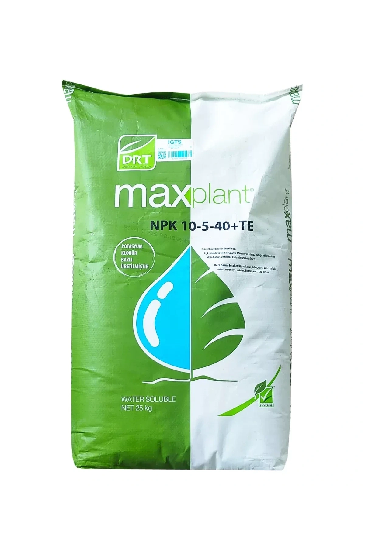 Dr Tarsa Maxplant 10-5-40+Te 25Kg Npk Gübresi Harmanlanmış