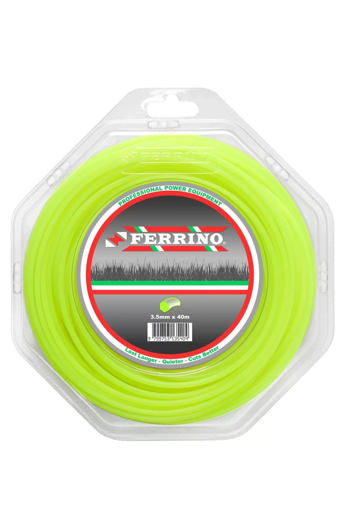 Ferrino  Yeşil Motorlu Tırpan Misinası 40 m 6 Köşe 3.50Mm